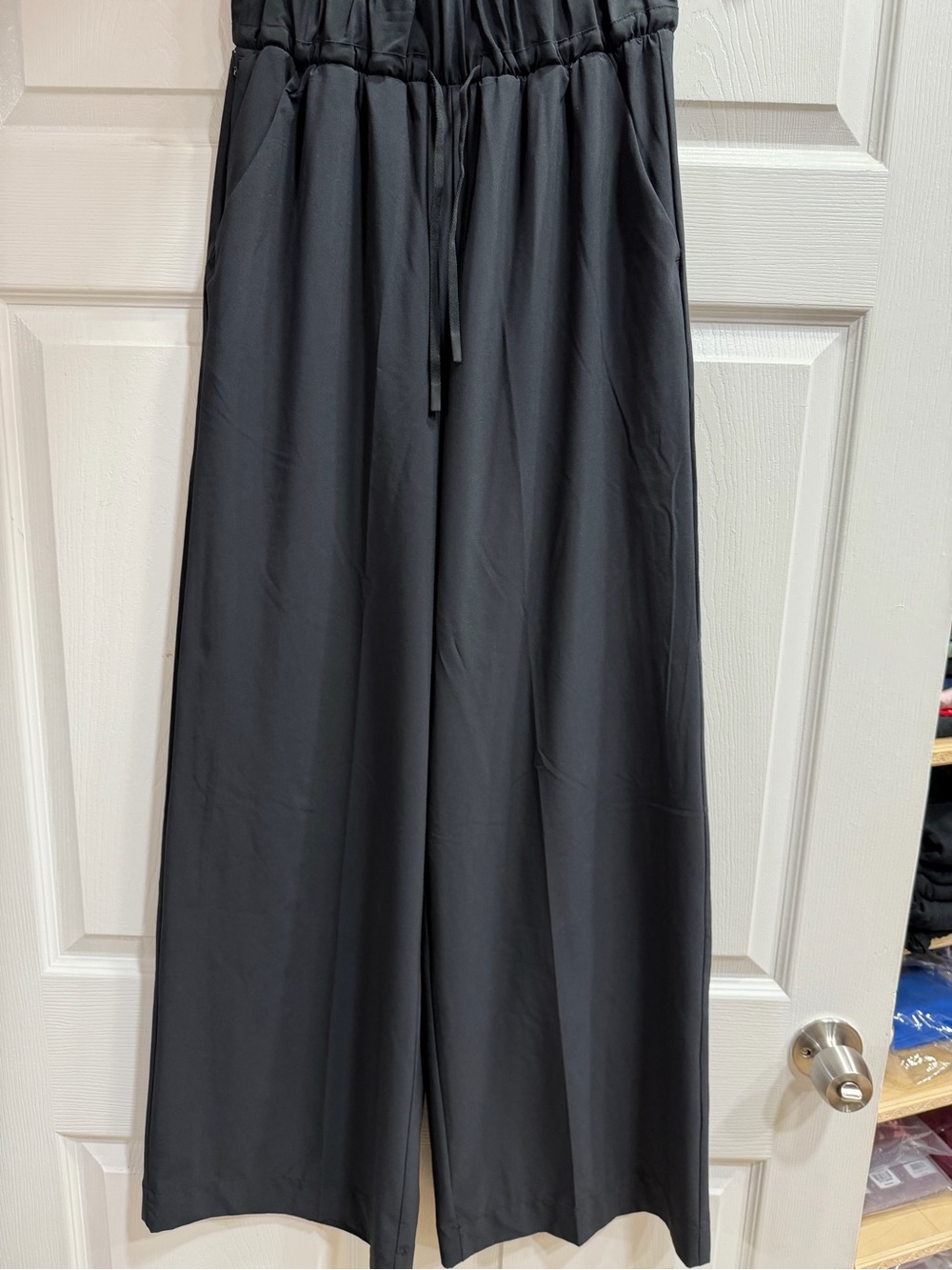 all in motion women’s Black Wide-Leg Drawstring Sweatpants